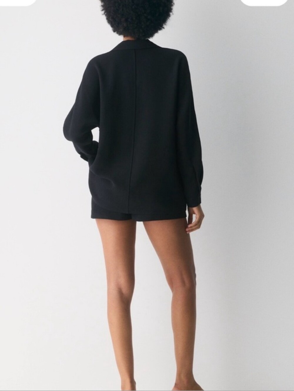 WILFRED Freeform Shirt Crepette Black XS Aritzia - Picture 5 of 10